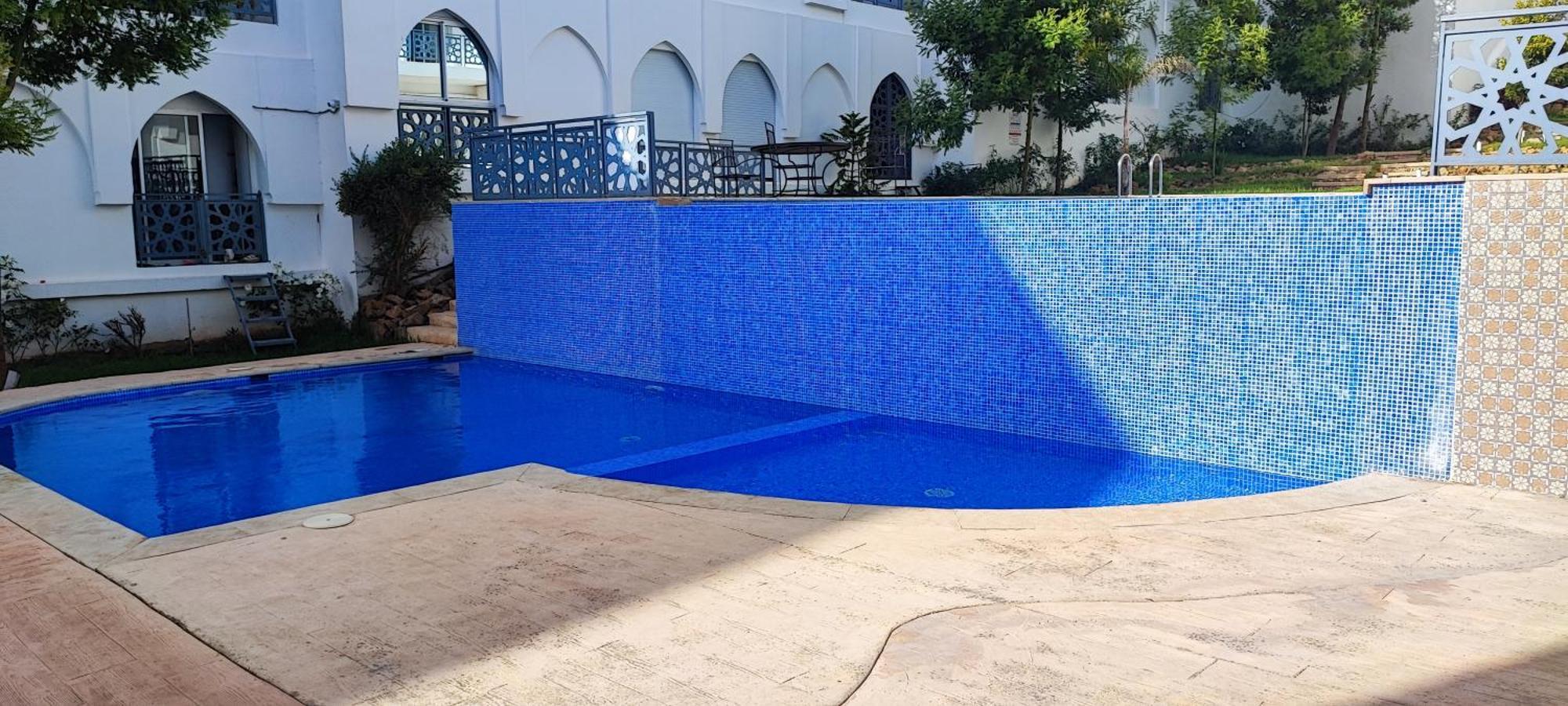 Magnifique Appartement De Standing A Tanger Avec Vue Sur Mer Et Acces Piscine Luaran gambar