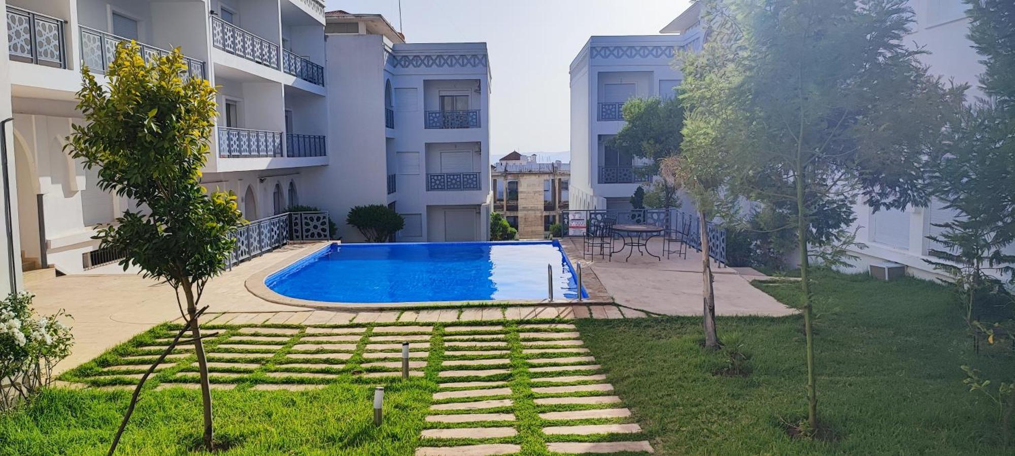 Magnifique Appartement De Standing A Tanger Avec Vue Sur Mer Et Acces Piscine Luaran gambar